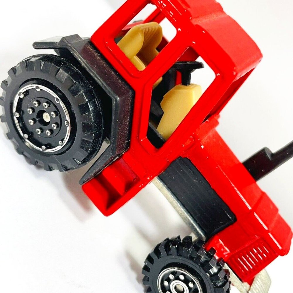 Vintage WELLY Red Die Cast Metal Toy Vehicle Farm Tractor No. 9131